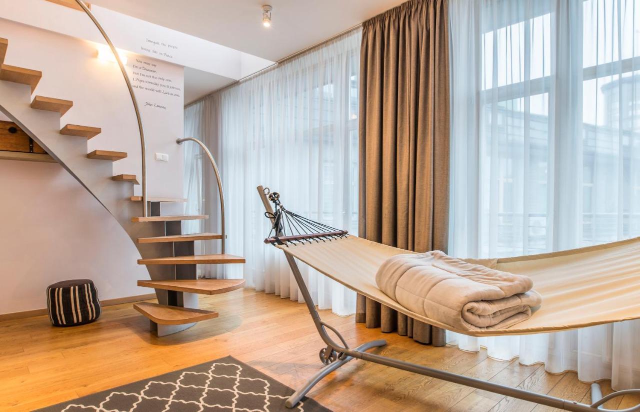 Central 2-Level Penthouse With Terrace And Free Parking Рига Екстериор снимка
